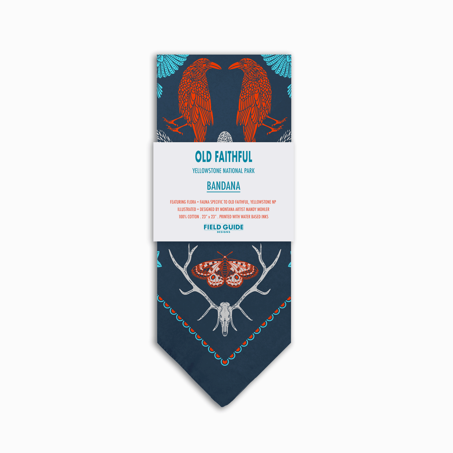 Old Faithful | Yellowstone National Park | Bandana | NEW