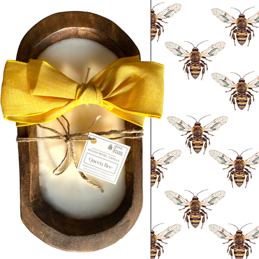 Queen Bee - Large Dough Bowl Candle