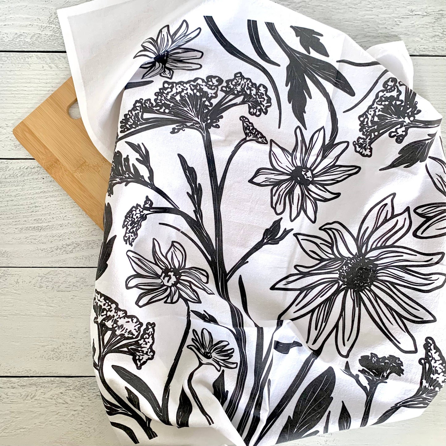 Arnica & Cow Parsnip Wildflower Tea Towel