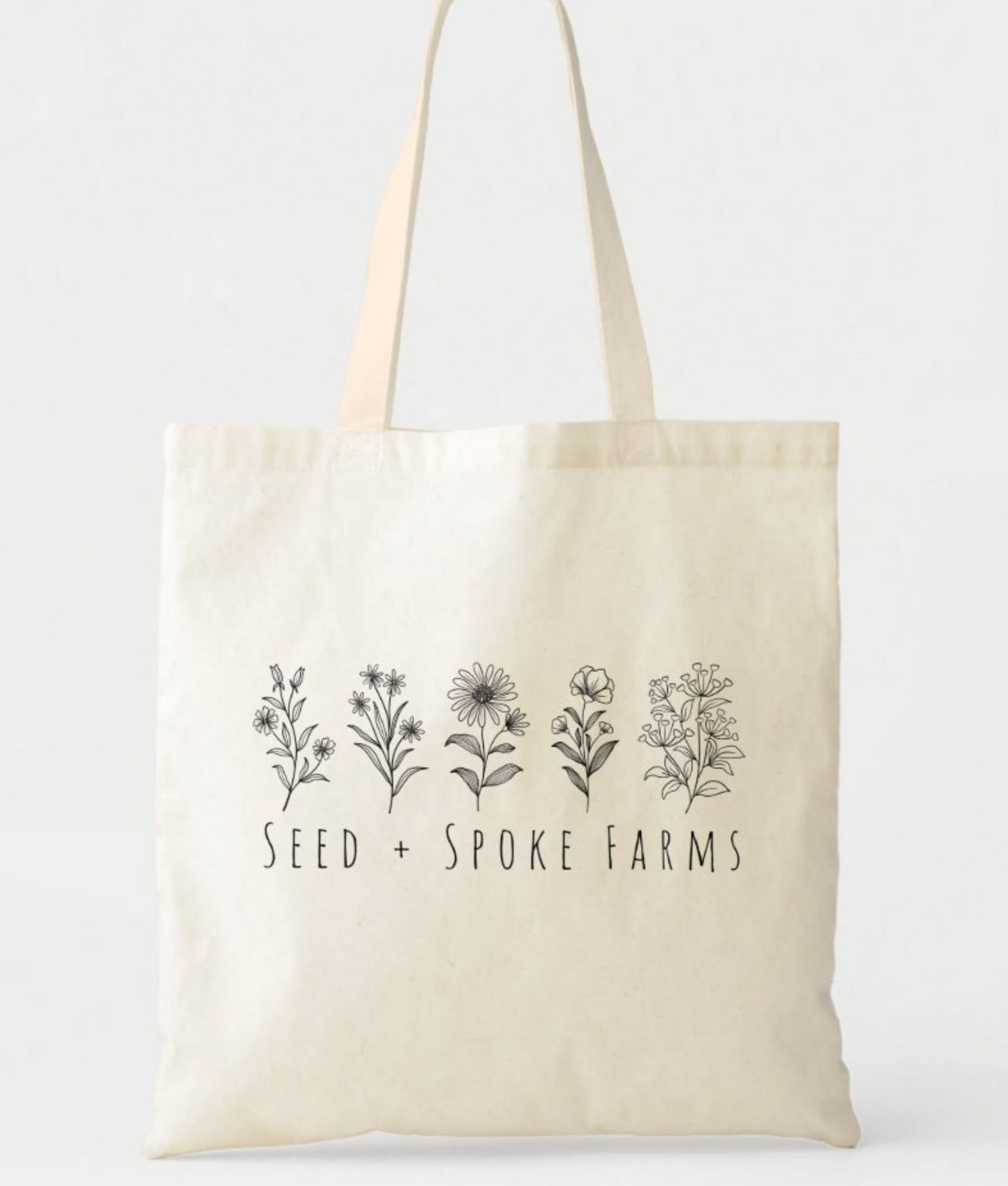 Seed + Spoke Canvas Tote Bag