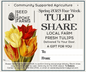 Four Week Spring Tulip Share | Delivered To Your Door!