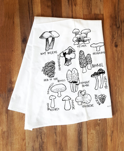 Mushroom Tea Towel