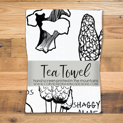 Mushroom Tea Towel